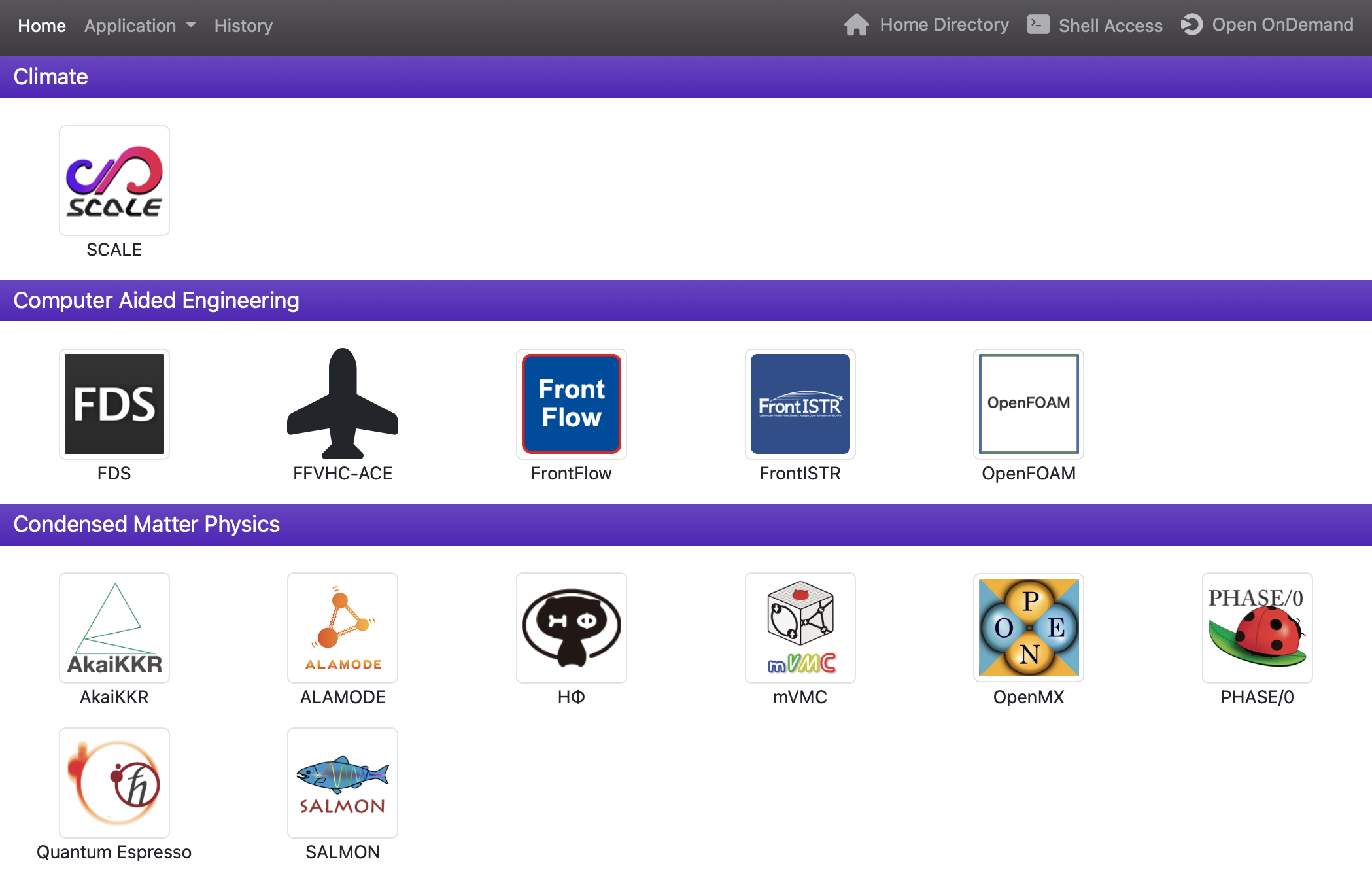 Home page